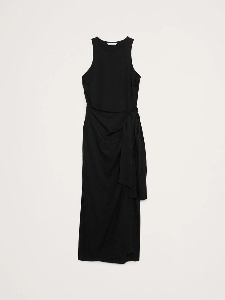 Knit Wrap Dress