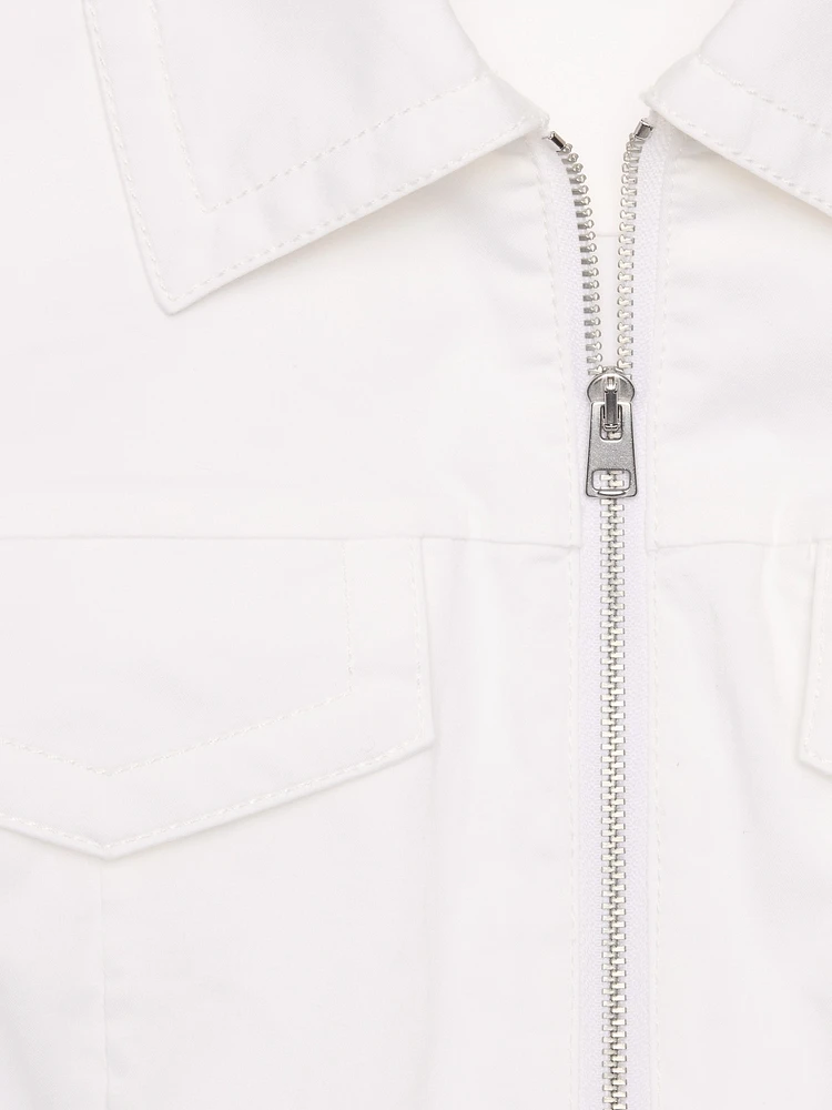 Stretch-Cotton Poplin Garage Jacket