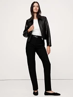 High-Rise Slim Ankle Pant