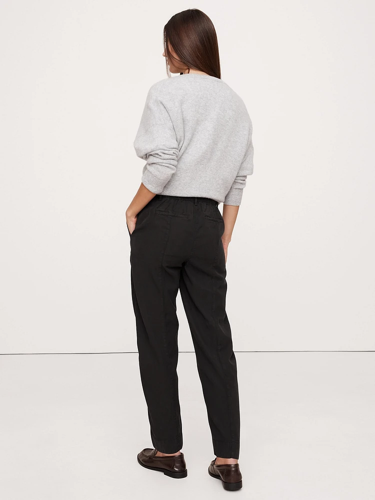 Super-Soft Soma High-Rise Barrel-Leg Pant