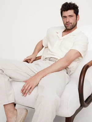 Waffle-Weave Resort Polo