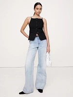 Everywhere Ponte Vest Top