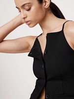Everywhere Ponte Vest Top
