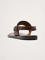 Leather Criss-Cross Sandal by Crosby Square