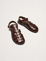 Leather Fisherman Sandal by Crosby Square