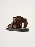 Leather Fisherman Sandal by Crosby Square