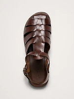 Leather Fisherman Sandal by Crosby Square