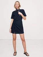 Cotton Twisted T-Shirt Dress