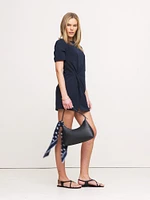 Cotton Twisted T-Shirt Dress