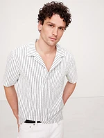 Stripe Terry Polo