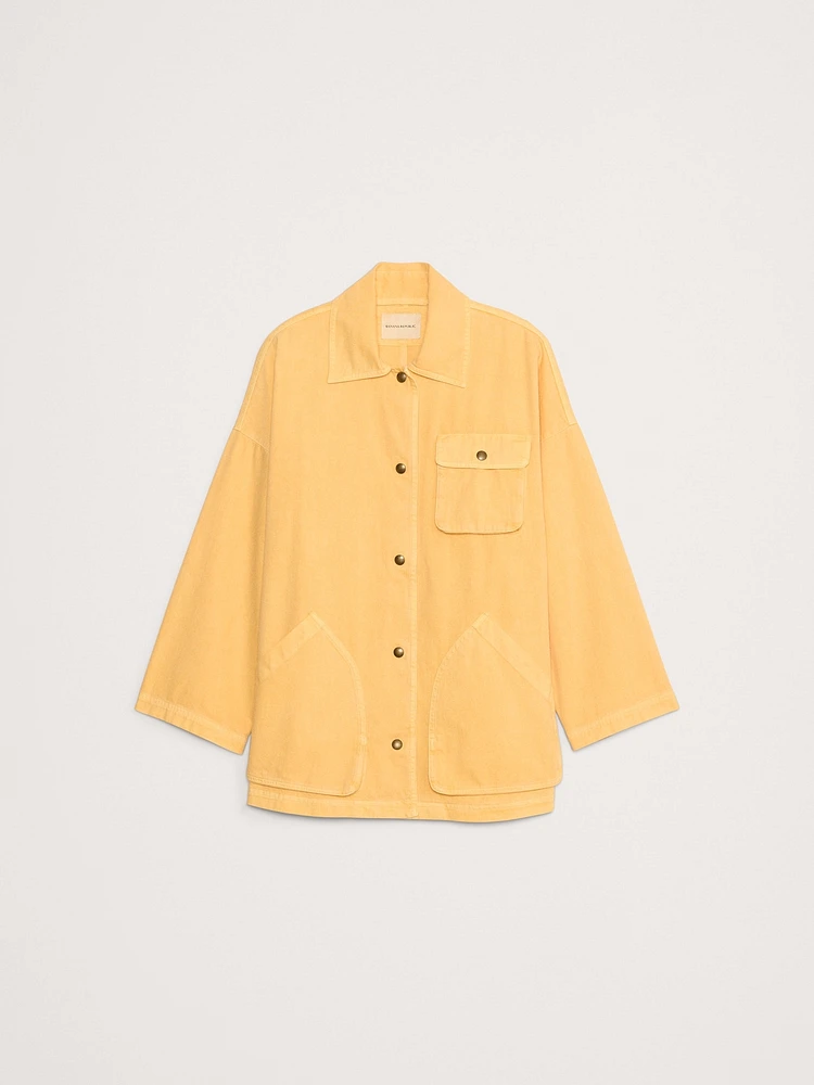 Washed Cotton Chore Jacket