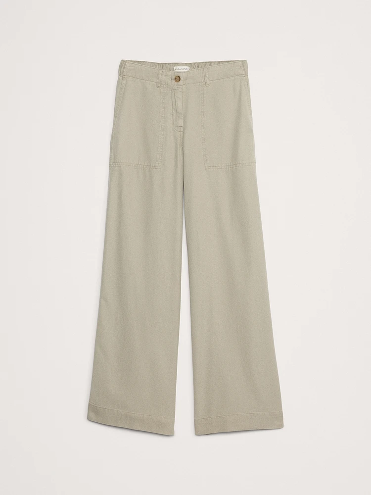 Super-Soft Soma Mid-Rise Wide-Leg Pant