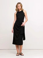 Knit Wrap Dress
