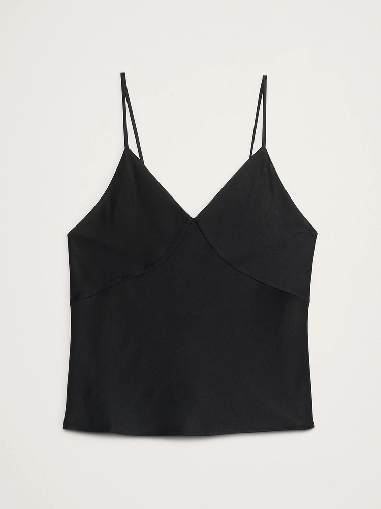 Strappy Viscose-Wool Tank