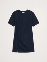 Cotton Twisted T-Shirt Dress