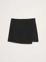 Everywhere Ponte Wrap Mini Skort