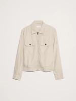 Linen-Cotton Mechanic's Jacket