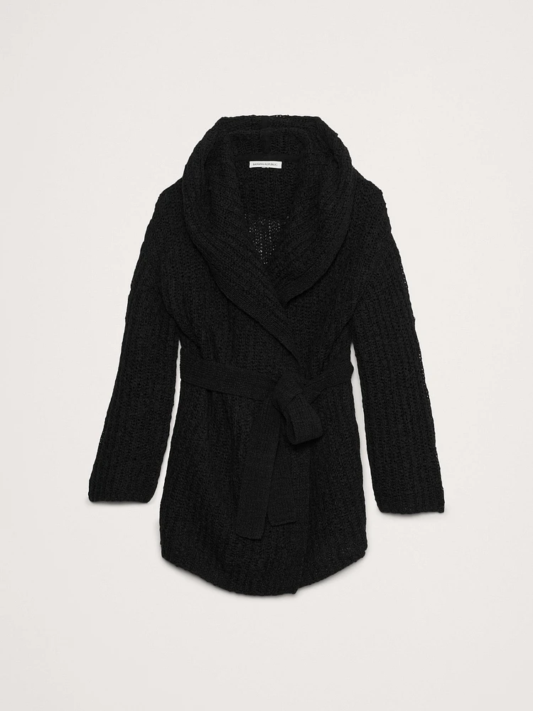 Oversized Hoodie Cardigan