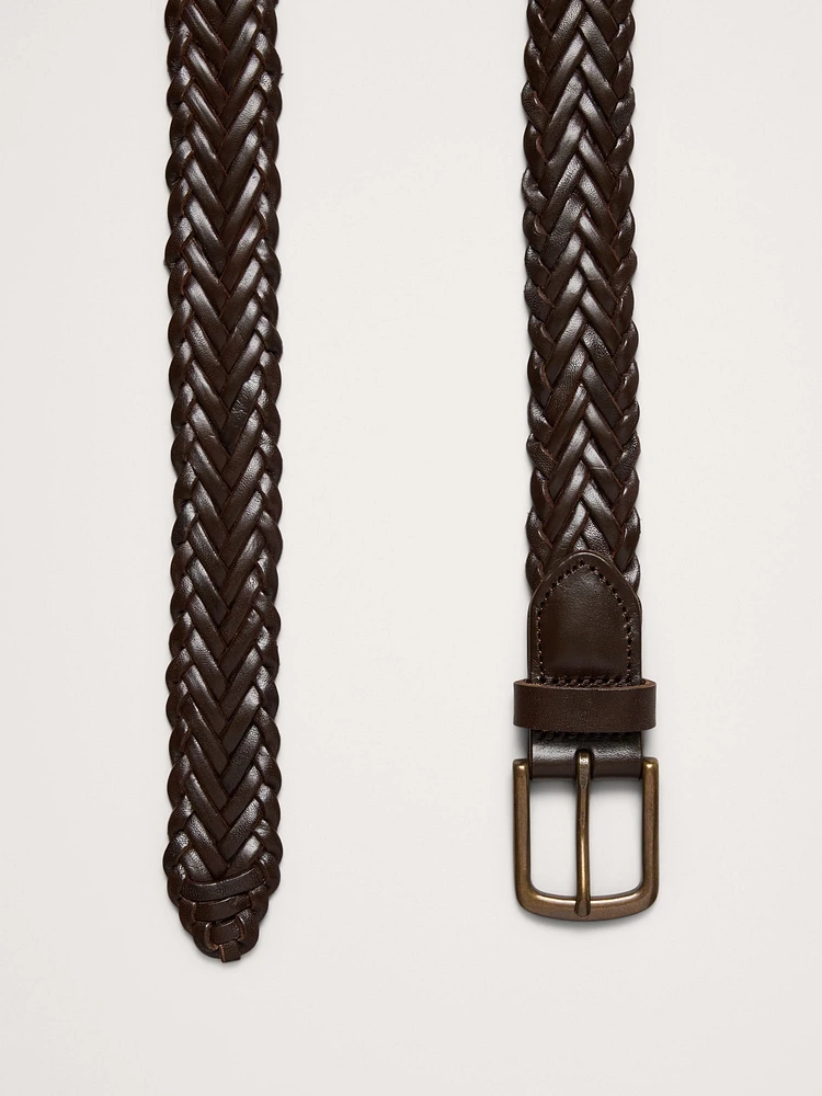Tamalpais Braided Leather Belt