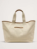 Canvas & Suede Weekend Tote