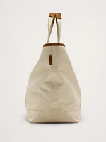 Canvas & Suede Weekend Tote