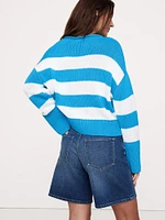 Oversized Cotton Roll-Neck Sweater