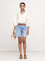 Linen Peasant Blouse