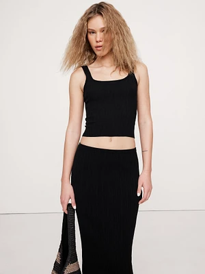 Crinkle Knit Tank