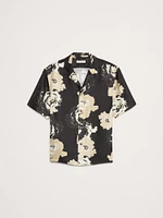 Standard-Fit Silk Resort Shirt