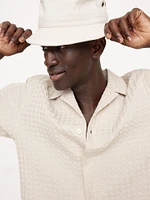 Waffle Cotton Resort Shirt