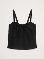 Linen Tie-Front Tank