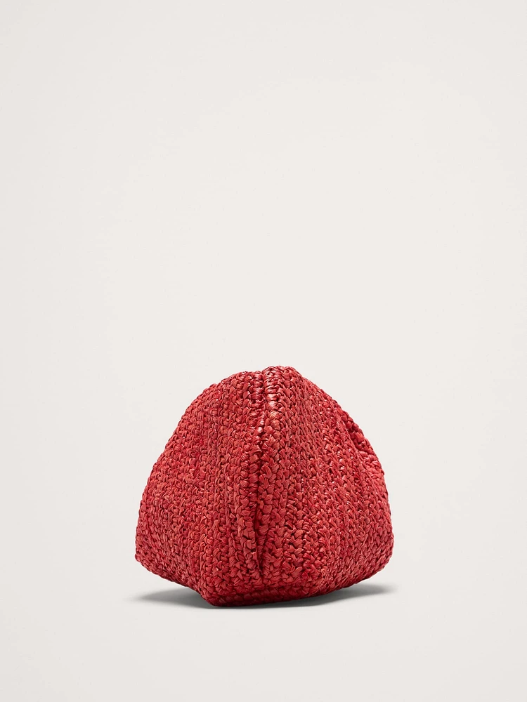 Small Raffia Clutch