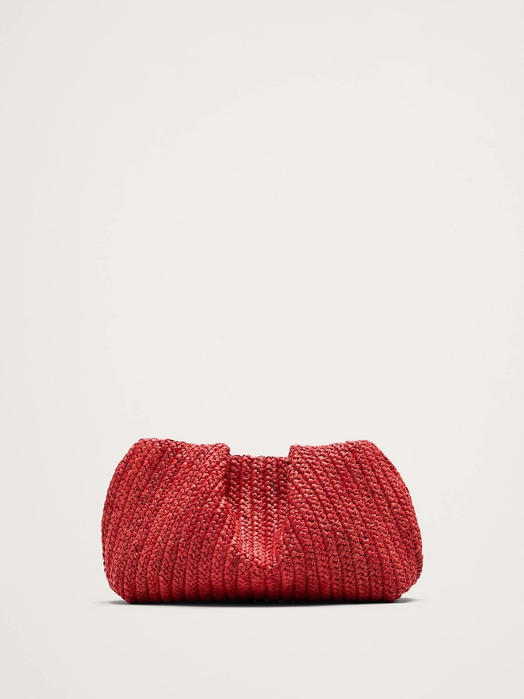 Small Raffia Clutch