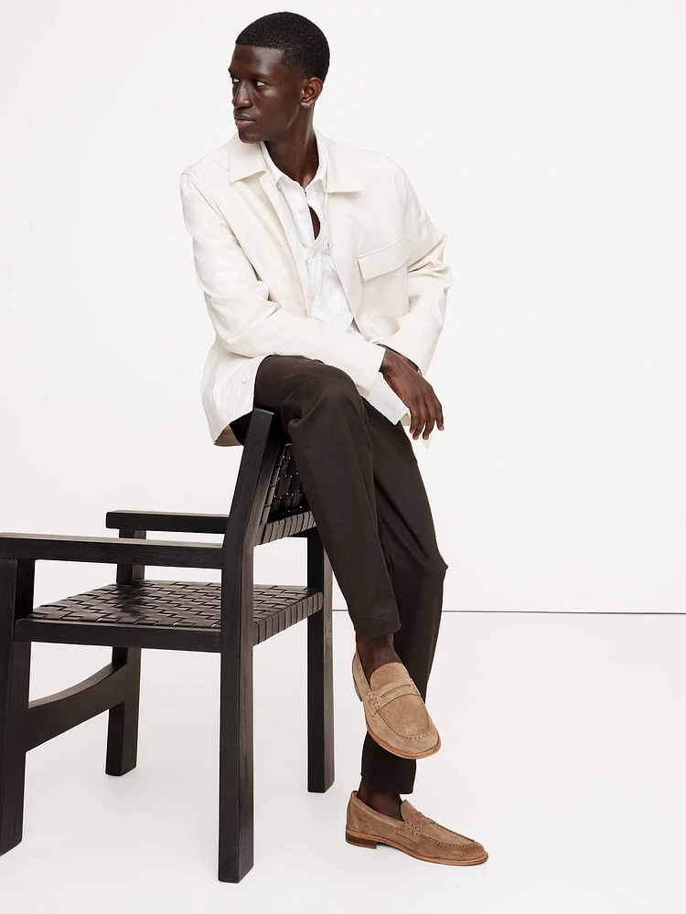 Suede Penny Loafer