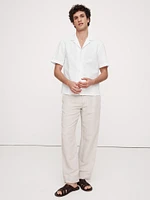Textured Gingham Cotton Resort Shirt