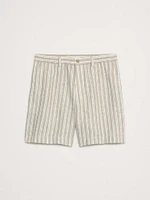 7" Linen Pull-On Short