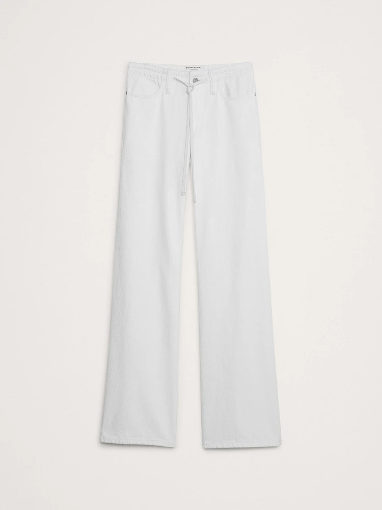 Loose Drawstring Jean