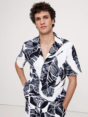 Floral Terry Resort Shirt