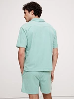Ribbed Terry Polo