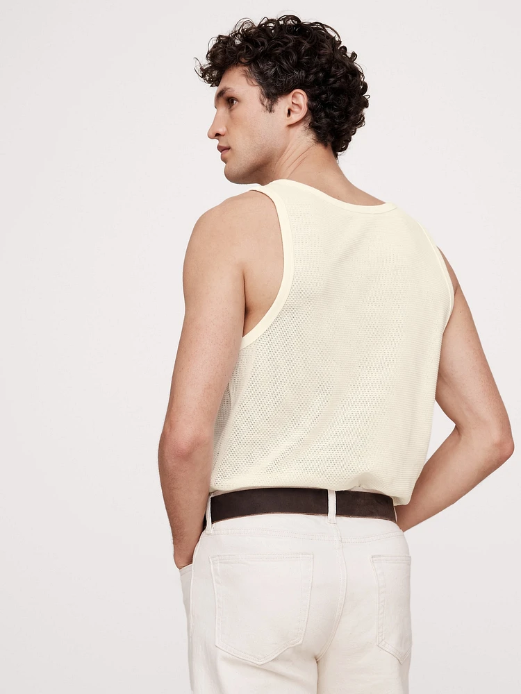 Cotton Mesh Tank