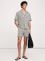 5" Jacquard Knit Pull-On Short