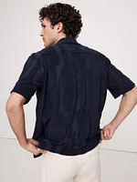 Textured Terry Resort Shirt