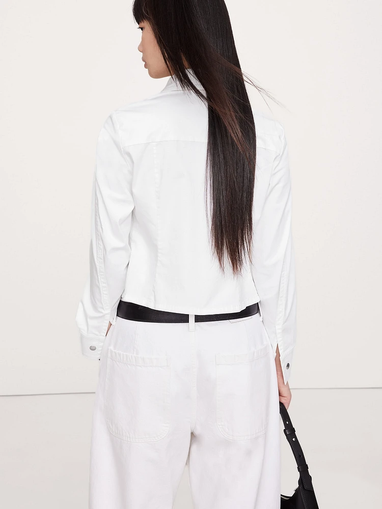 Stretch-Cotton Poplin Garage Jacket