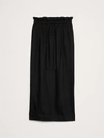 Linen Midi Skirt