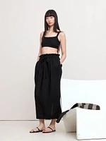 Linen Midi Skirt