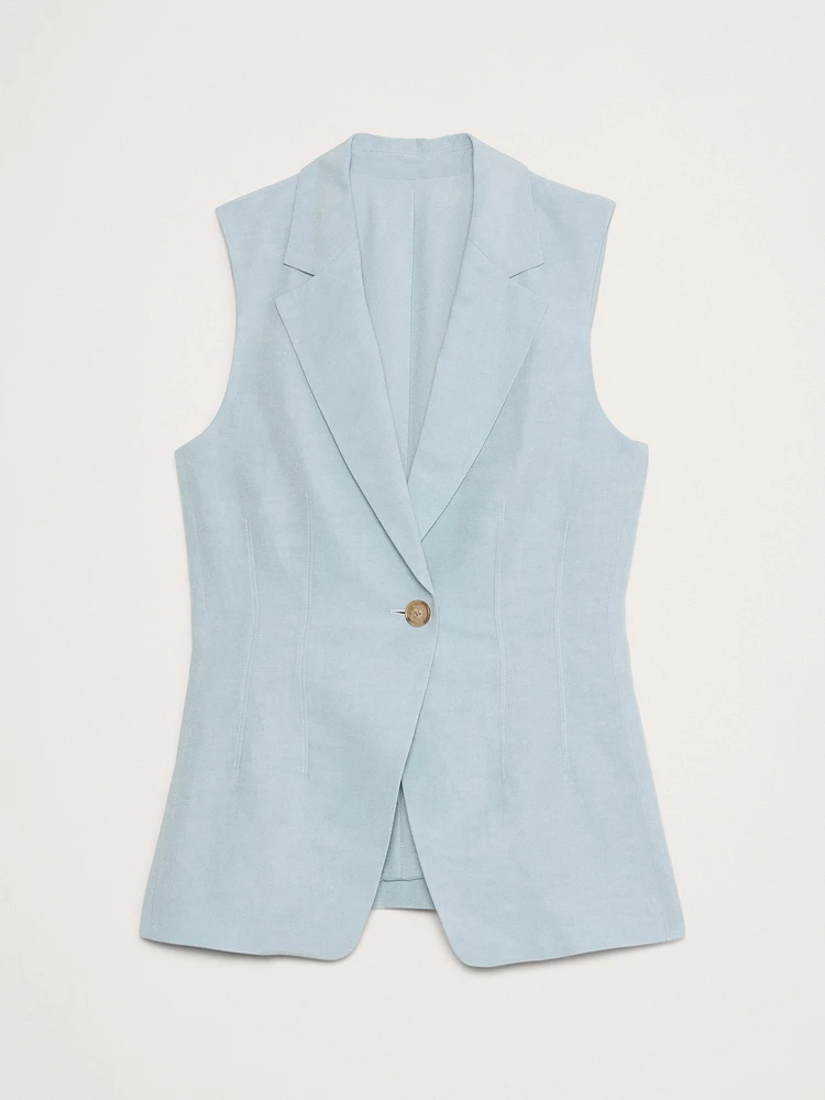 Hourglass Tencel™-Linen Vest