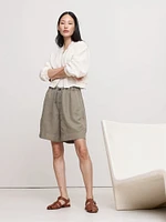 Linen Bomber Jacket