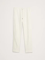 Relaxed Linen-Cotton Pull-On Beach Pant