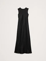 Backless Linen Maxi Dress