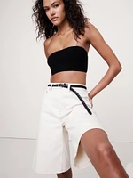 Skinny Braided Leather Belt